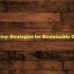 Economic Policy: Strategies for Sustainable Growth Today