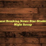 Entertainment Breaking News: Star-Studded Awards Night Recap