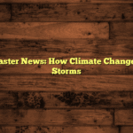 Natural Disaster News: How Climate Change Intensifies Storms